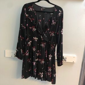 Express floral mini dress